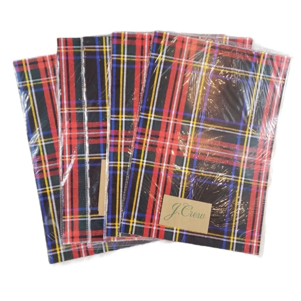 4 J Crew Wrapping Paper sets plaid sweater steward Ralph Lauren Christmas